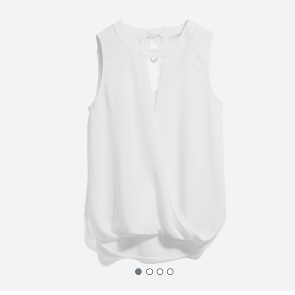 41 Hawthorn Clearwater mixed material blouse - Picture 4 of 4